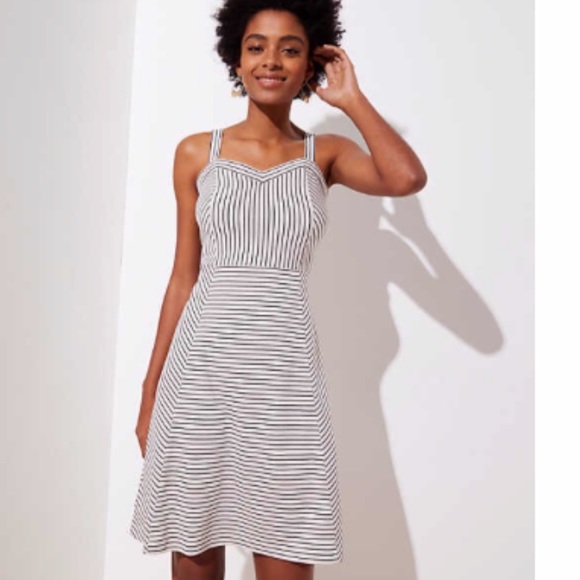 LOFT Dresses & Skirts - Loft Strappy stripped dress LOFT Dresses & Skirts - Loft Strappy stripped dress